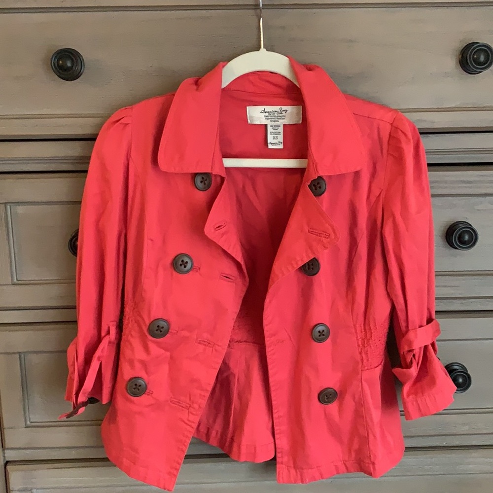 American rag extra small orange jacket